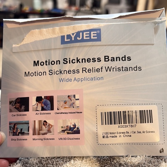 Motion Sickness Bands for kids - Blue/Pink - Picture 2 of 6